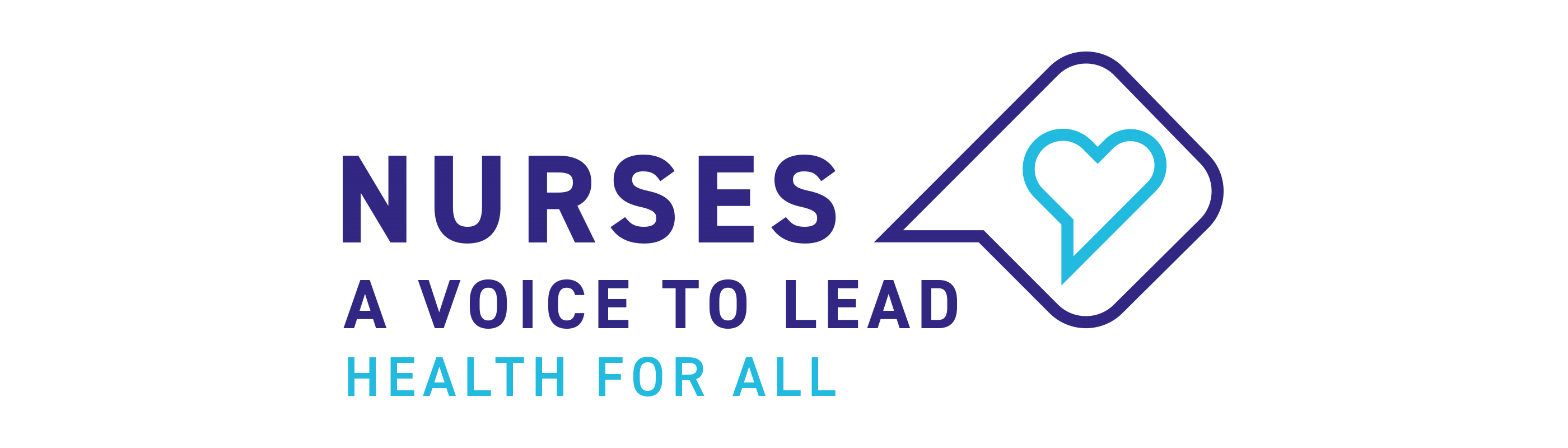 Nurses a voice to lead (ICN logo)